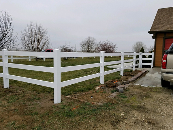 H rail kit fence panel. 