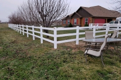 Vinyl Rail Fence 15