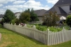 Vinyl Semi Privacy Fence 7