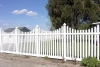 Vinyl Semi Privacy Fence 9