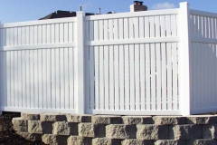 Vinyl Semi Privacy Fence 14