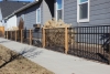 wrought iron western 3 rail -3